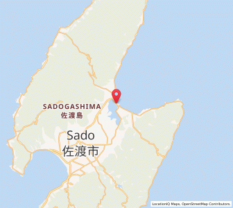 Map of Ryōtsu-minato, Niigata