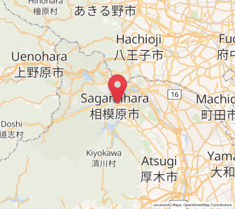 Map of Sagamihara, Kanagawa