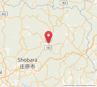Map of Saijō, Hiroshima