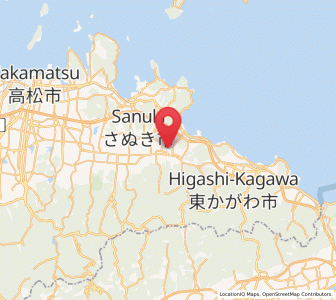 Map of Sanuki, Kagawa