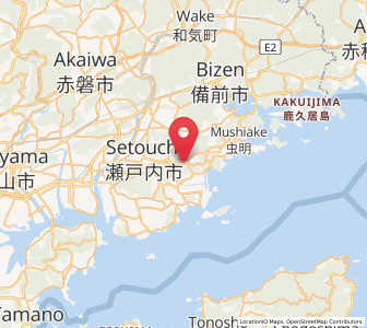 Map of Setouchi, Okayama