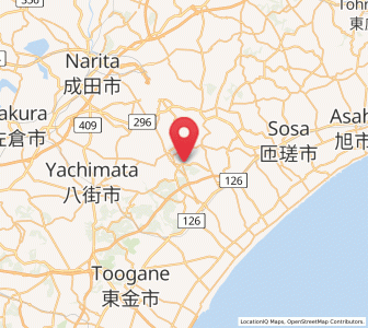 Map of Shibayama, Chiba