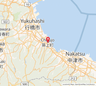 Map of Shiida, Fukuoka