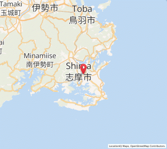Map of Shima, Mie