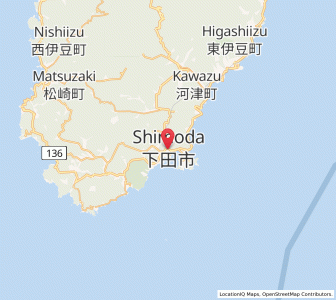 Map of Shimoda, Shizuoka