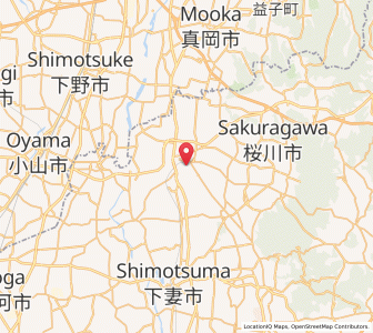 Map of Shimodate, Ibaraki