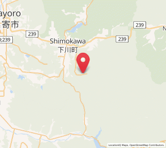 Map of Shinshimokawa, Hokkaido