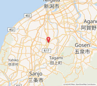 Map of Shirone, Niigata