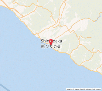 Map of Shizunai-furukawachō, Hokkaido