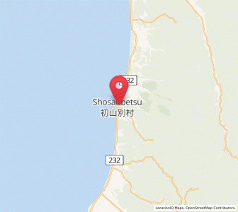 Map of Shosanbetsu, Hokkaido