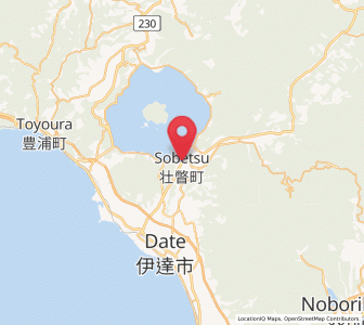 Map of Sōbetsu, Hokkaido