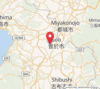 Map of Soo, Kagoshima