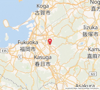 Map of Sue, Fukuoka