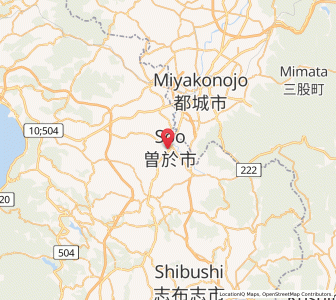 Map of Sueyoshichō-ninokata, Kagoshima