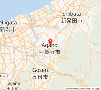 Map of Suibara, Niigata