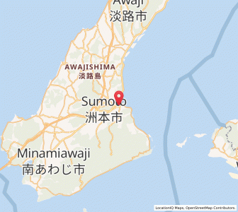 Map of Sumoto, Hyōgo