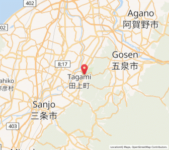 Map of Tagami, Niigata