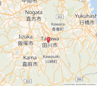 Map of Tagawa, Fukuoka