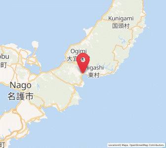 Map of Taira, Okinawa