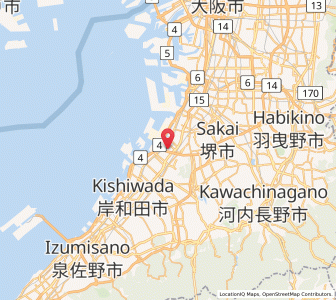 Map of Takaishi, Ōsaka