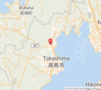 Map of Takashima, Shiga