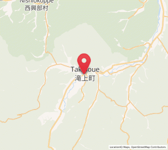Map of Takinoue, Hokkaido