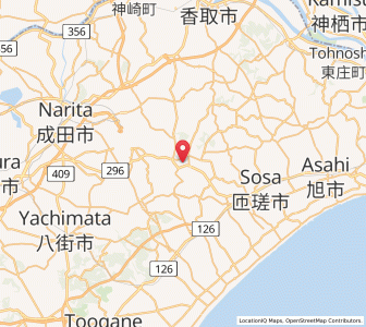 Map of Tako, Chiba