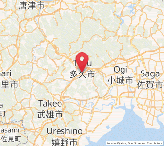 Map of Taku, Saga