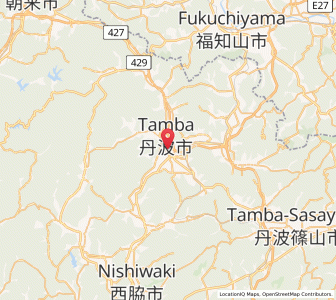 Map of Tanba, Hyōgo