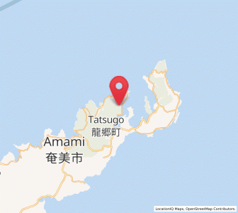 Map of Tatsugō, Kagoshima