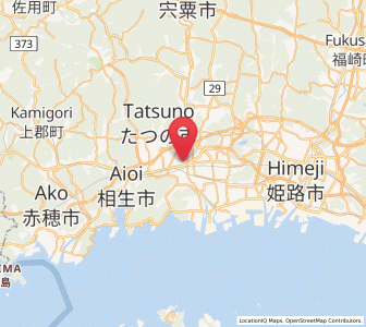 Map of Tatsuno, Hyōgo