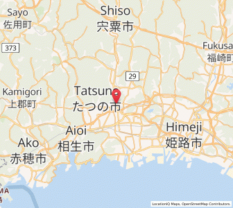 Map of Tatsunochō-tominaga, Hyōgo