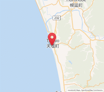 Map of Teshio, Hokkaido