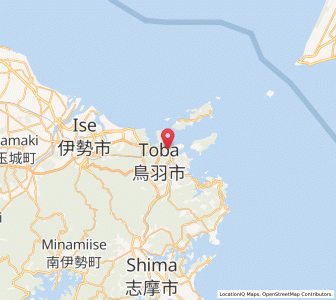 Map of Toba, Mie