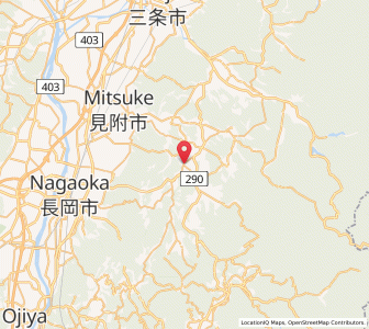 Map of Tochio-honchō, Niigata