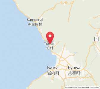 Map of Tomari, Hokkaido
