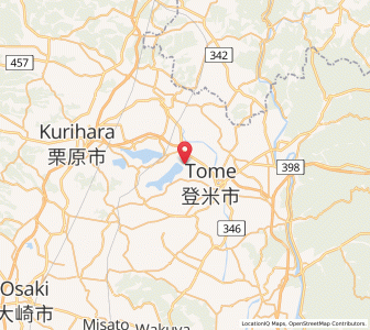 Map of Tome, Miyagi