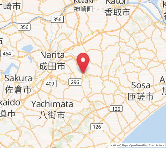 Map of Tomisato, Chiba