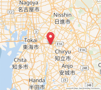 Map of Toyoake, Aichi