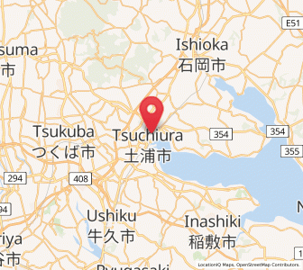 Map of Tsuchiura, Ibaraki