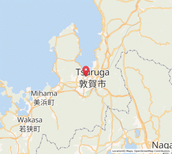 Map of Tsuruga, Fukui