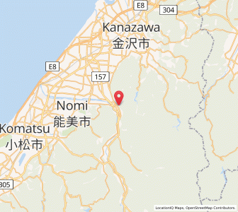 Map of Tsurugi-asahimachi, Ishikawa