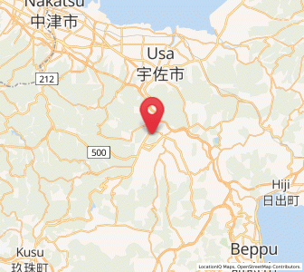 Map of Usa, Oita