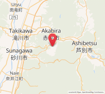 Map of Utashinai, Hokkaido