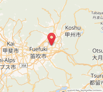 Map of Yamanashi