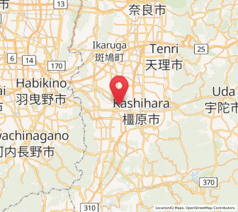 Map of Yamato-Takada, Nara