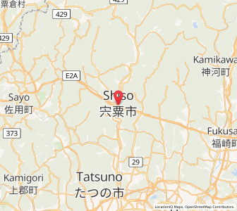 Map of Yamazakichō-nakabirose, Hyōgo