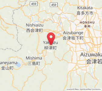 Map of Yanaizu, Fukushima