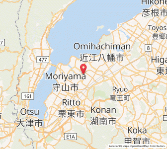 Map of Yasu, Shiga