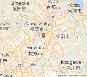 Map of Yawata, Kyoto